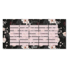 Ars Una Órarend ARS UNA egylapos kétoldalas Flowery Black órarend