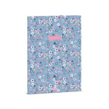 Ars Una : Pearl Blossom Blue virágos gumis mappa A/4 mappa
