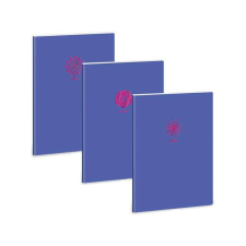 Ars Una : Soft Touch Violet Spring extra kapcsos sima füzet A/4 füzet