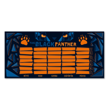 Ars Una Studio Kft. Ars Una Egylapos órarend Black Panther (5082) 21 órarend