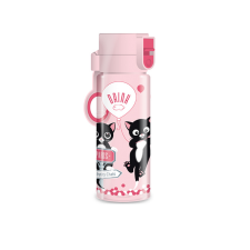 Ars Una Think-Pink Párizsban cseppmentesen záródó rózsaszín kulacs 475ml kulacs, kulacstartó