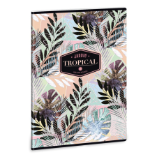 Ars Una Tropical Leaf A/4 extra kapcsos füzet-négyzethálós füzet