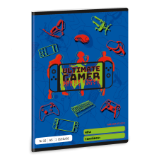 Ars Una Ultimate Gamer 32 lapos A5 2. osztályos vonalas füzet - Mintás füzet