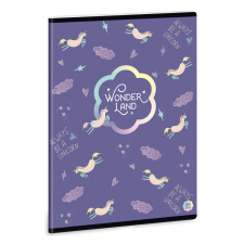 Ars Una Wonderland Unicorn A/5 extra kapcsos füzet-sima füzet