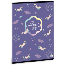 Ars Una : Wonderland Unicorn vonalas füzet A/5 40lapos füzet