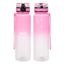 Arsuna Ars Una BPA-mentes színátmenetes motivációs kulacs matt - 1000 ml - Candy floss kulacs, kulacstartó