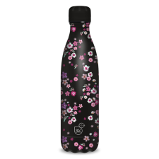 Arsuna Ars Una duplafalú fémkulacs-500 ml - Pearl Blossom black kulacs, kulacstartó