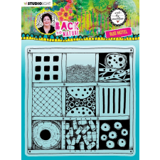Art by Marlene Szilikonbélyegző Bug Hotel Back To Nature Clear Stamp (1 db) bélyegző