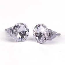 ART CRYSTELLA Fülbevaló, fehér SWAROVSKI® kristállyal, csúcsos, 8mm, ART CRYSTELLA® fülbevaló
