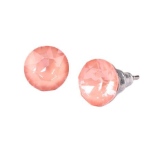 ART CRYSTELLA Fülbevaló, flamingó opál SWAROVSKI® kristállyal, 8 mm, ART CRYSTELLA® fülbevaló