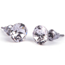 ART CRYSTELLA Fülbevaló, natúr fehér SWAROVSKI® kristállyal, 8 mm, ART CRYSTELLA® fülbevaló