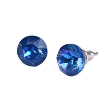 ART CRYSTELLA Fülbevaló, &quot;Capri&quot; kék SWAROVSKI® kristállyal, 8 mm, ART CRYSTELLA® fülbevaló