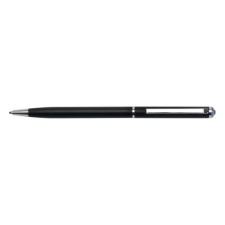 ART CRYSTELLA Golyóstoll ART CRYSTELLA fekete slim tanzanite lila SWAROVSKI® kristállyal 0,7mm kék toll