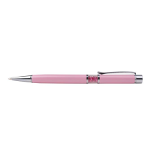ART CRYSTELLA Golyóstoll, Crystals from SWAROVSKI®, rózsaszín, középen pink kristályokkal töltve 14cm toll