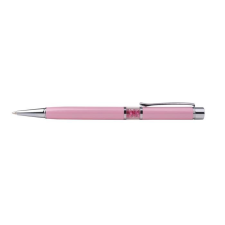 ART CRYSTELLA Golyóstoll, Crystals from SWAROVSKI®, rózsaszín, középen pink kristályokkal töltve 14cm toll