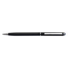 ART CRYSTELLA : Golyóstoll fekete tolltest tanzanite lila SWAROVSKI® kristályokkal - 0.7mm / Kék toll