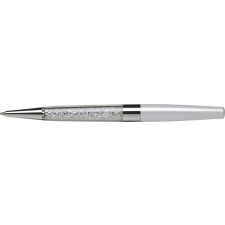 ART CRYSTELLA Golyóstoll, krémfehér, alul fehér SWAROVSKI® kristállyal töltve, 14cm, ART CRYSTELLA® toll