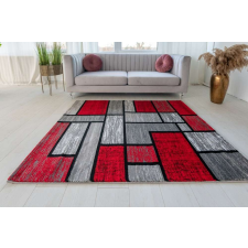 Art Dynamico Art 1501 (L.Grey-Red) szőnyeg 3db-os 60x Szett Piros-Szürke lakástextília