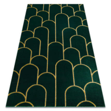 Art EMERALD szőnyeg 1021 glamour, elegáns art deco, üveg zöld / arany 180x270 cm lakástextília