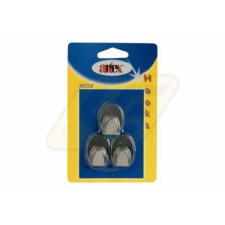 Artex 90397 Öntapadós rozsdamentes akasztó HOOKS 3 db fürdőszoba kiegészítő