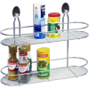 ARTEX FŰSZERPOLC CUKY PROOF 2-SZINT.OVÁL NANO BEVONAT,KRÓMOZ.ACÉL 38X13X30CM