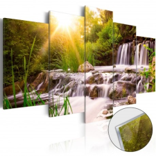 Artgeist Akrilüveg kép - Forest Waterfall [Glass] térkép