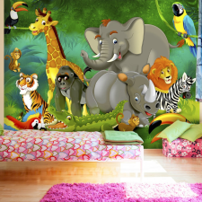 Artgeist Fotótapéta - Colourful Safari 100x70 tapéta, díszléc és más dekoráció