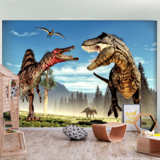Artgeist Fotótapéta - Fighting Dinosaurs 250x175 tapéta, díszléc és más dekoráció