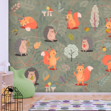 Artgeist Fotótapéta - Friends of the Forest 100x70 tapéta, díszléc és más dekoráció