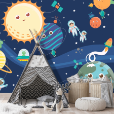 Artgeist Fotótapéta - Happy Planets 250x175 tapéta, díszléc és más dekoráció