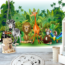 Artgeist Fotótapéta - Jungle Animals 100x70 tapéta, díszléc és más dekoráció