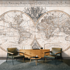 Artgeist Fotótapéta - Mappe-Monde Geo-Hydrographique 400x280 tapéta, díszléc és más dekoráció