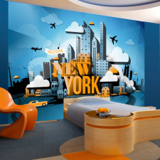 Artgeist Fotótapéta - New York - welcome 100x70 tapéta, díszléc és más dekoráció