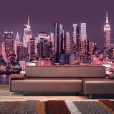 Artgeist Fotótapéta - NYC: Purple Nights 200x140 tapéta, díszléc és más dekoráció