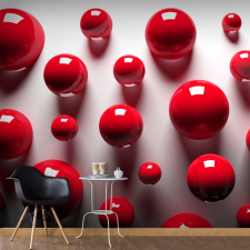 Artgeist Fotótapéta - Red Balls grafika, keretezett kép