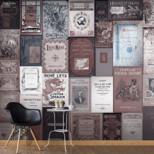 Artgeist Fotótapéta - Retro Style: Books 100x70 tapéta, díszléc és más dekoráció