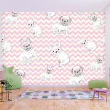 Artgeist Fotótapéta - Sweet Puppies 100x70 tapéta, díszléc és más dekoráció