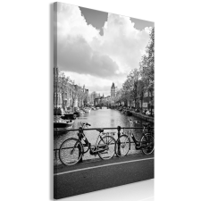 Artgeist Kép - Bikes On Bridge (1 Part) Vertical 40x60 grafika, keretezett kép