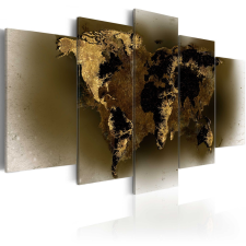 Artgeist Kép - Brass continents térkép