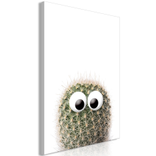 Artgeist Kép - Cactus With Eyes (1 Part) Vertical 40x60 grafika, keretezett kép
