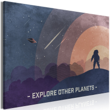 Artgeist Kép - Explore Other Planets (1 Part) Wide 60x40 grafika, keretezett kép