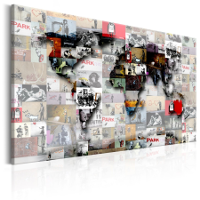 Artgeist Kép - Map: Banksy inspiration térkép