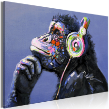 Artgeist Kép - Musical Monkey (1 Part) Wide grafika, keretezett kép