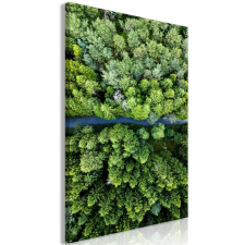 Artgeist Kép - Road Through Forest (1 Part) Vertical 40x60 grafika, keretezett kép
