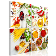 Artgeist Kép - Spices of the World (4 Parts) grafika, keretezett kép