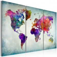 Artgeist Kép - World in Colors grafika, keretezett kép