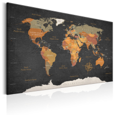 Artgeist Kép - World Map: Secrets of the Earth térkép