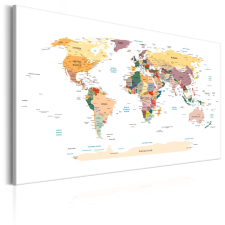 Artgeist Kép - World Map: Travel Around the World térkép
