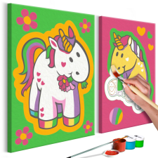 Artgeist Kifestő - Unicorns (Green &amp; Pink) térkép