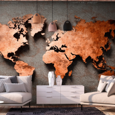 Artgeist Öntapadó fotótapéta - Copper Map 441x315 tapéta, díszléc és más dekoráció